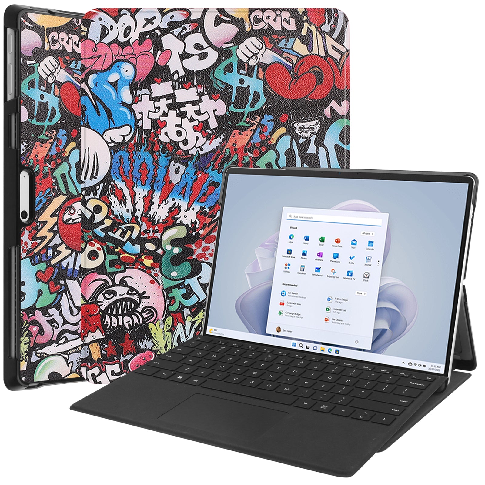 For Microsoft Surface Pro 10 Case PU Leather Pattern Printing Stand Folio Tablet Cover For Microsoft Surface Pro 10 Case PU Leather Pattern Printing Stand Folio Tablet Cover